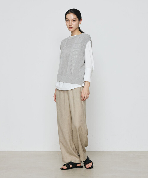 【希少ビンテージ】エレッセ Y2K 超ド派手シルバーメタリックベスト Gabardine K.T（ギャバジンK.T） ベスト ジレ 「2WAY」和紙×peフリーゼ