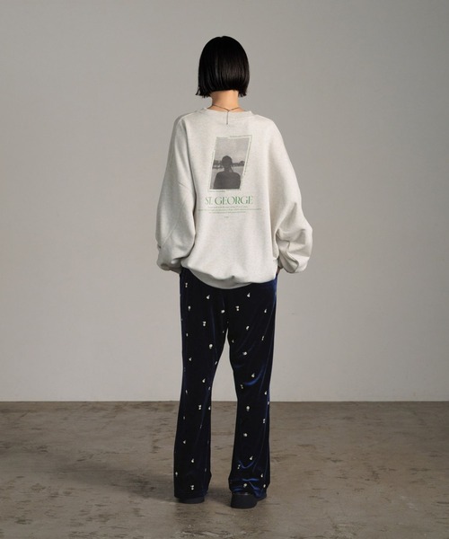 【新品未使用】 yori ダブルフレアスウェット LOWRYS FARM（ローリーズファーム） トレーナー スウェット レース