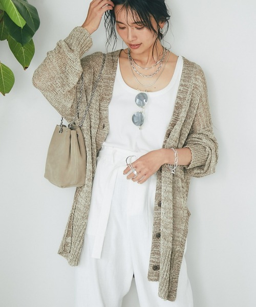 RIVE DROITE（リヴドロワ） ニットカーディガン FREE ベージュ