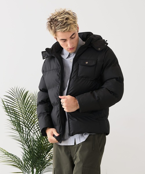 ブルースタンダード（BLUE STANDARD）/【Blue Standard/ブルースタンダード】PUコーティング 中綿ブルゾン Blue Standard（ブルースタンダード） ブルゾン アウター 「Blue