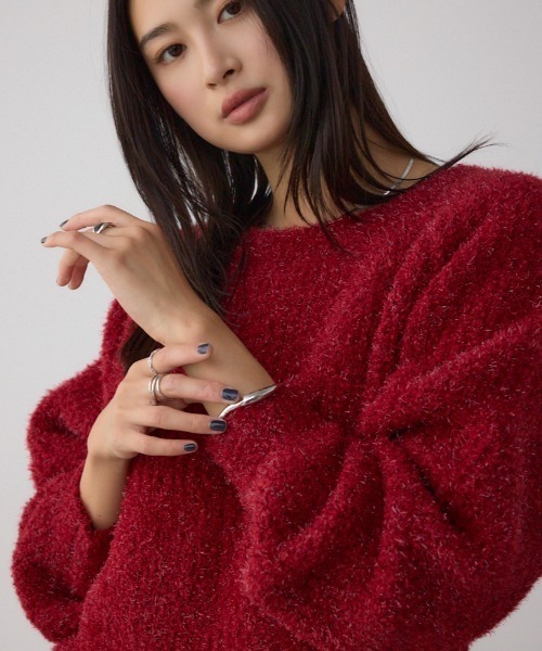 AZUL BY MOUSSY（アズールバイマウジー） ニット セーター ラメ