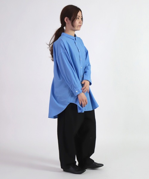 「Brocante」 長袖シャツ 2 ライトグレー レディース_画像5