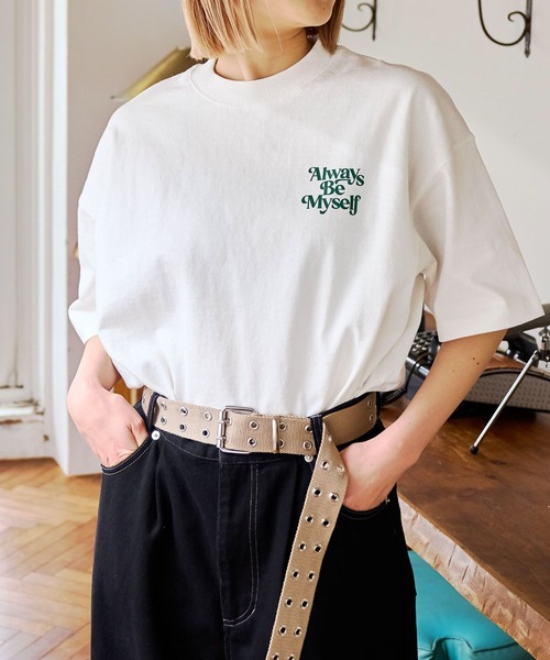 「PBLIM」 半袖Tシャツ MEDIUM オフホワイト レディース_画像2