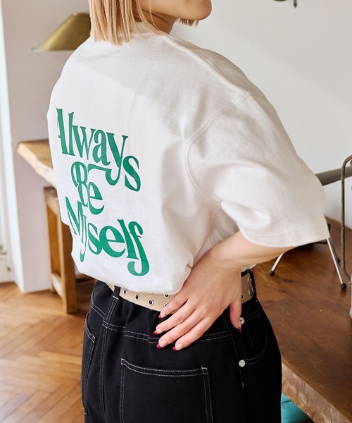 「PBLIM」 半袖Tシャツ MEDIUM オフホワイト レディース_画像4