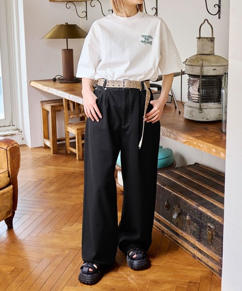 「PBLIM」 半袖Tシャツ MEDIUM オフホワイト レディース_画像5