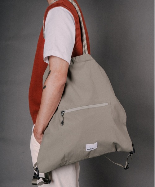 「Topologie」 トートバッグ F グリーン メンズ_画像2