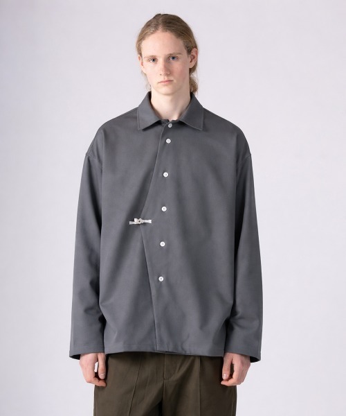 rehacer（レアセル） シャツ : Asymmetry Loop Cord Shirt