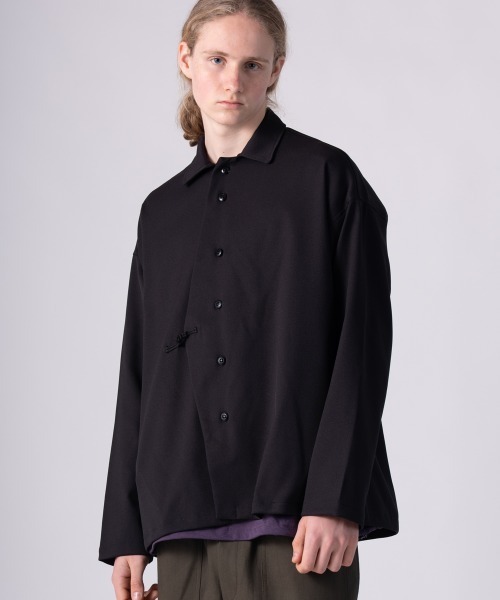 rehacer（レアセル） シャツ : Asymmetry Loop Cord Shirt