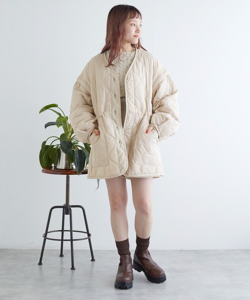 「w closet」 コート FREE キナリ レディース_画像2