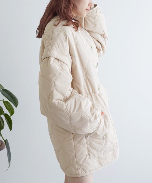 「w closet」 コート FREE キナリ レディース_画像3