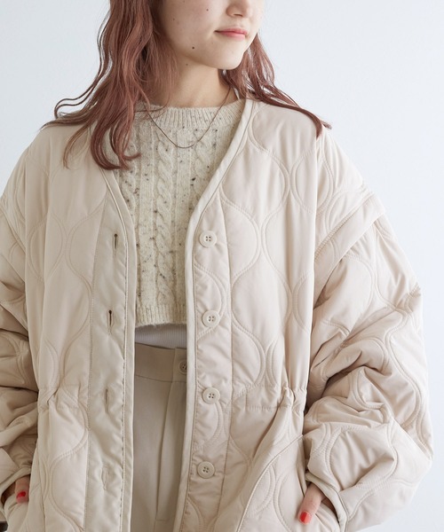 「w closet」 コート FREE キナリ レディース_画像9