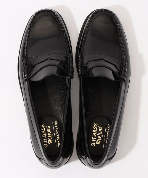 G.H.BASS（ジーエイチバス） ローファー 9 ブラック メンズ : ZOZOTOWN