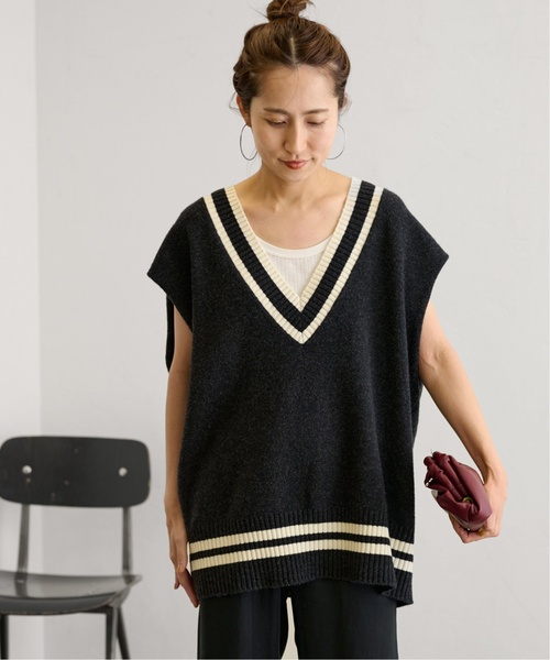 FRAMeWORK（フレームワーク） ニットベスト - グレー レディース