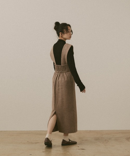 「moi tytto」 サロペットスカート FREE ベージュ レディース_画像5