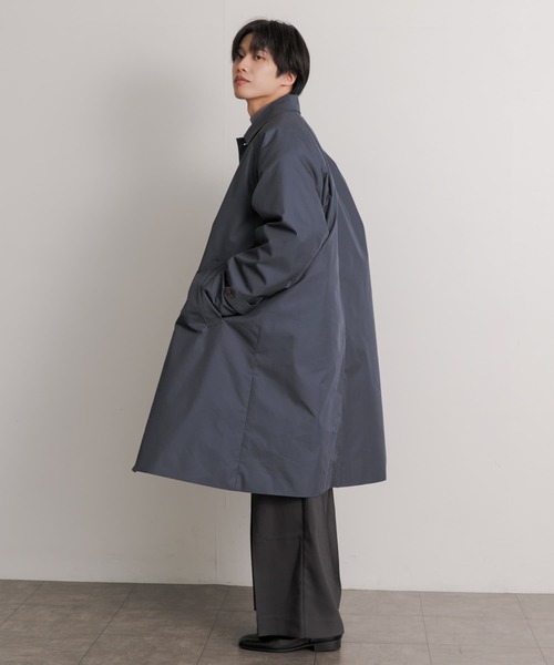 「SENSE OF PLACE by URBAN RESEARCH」 ステンカラーコート MEDIUM ブラック メンズ_画像7