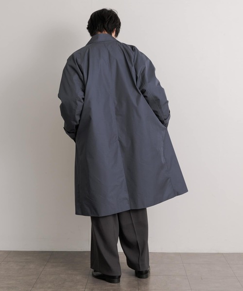 「SENSE OF PLACE by URBAN RESEARCH」 ステンカラーコート MEDIUM ブラック メンズ_画像8
