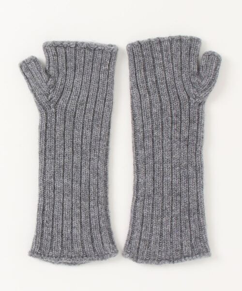 「William Brunton Hand Knits」 手袋 ONE SIZE ライトグレー レディース_画像2
