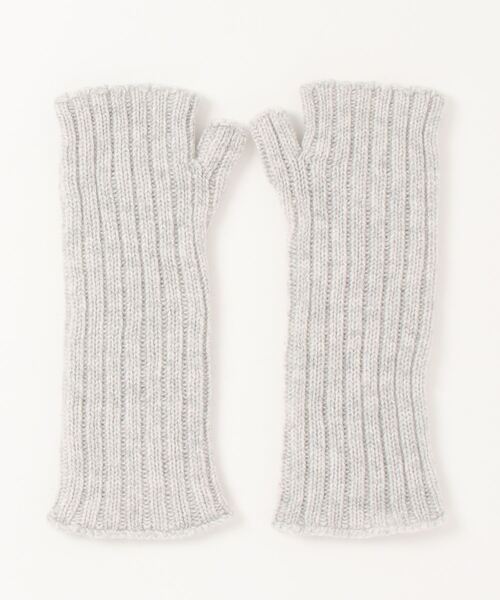 「William Brunton Hand Knits」 手袋 ONE SIZE ライトグレー レディース_画像3