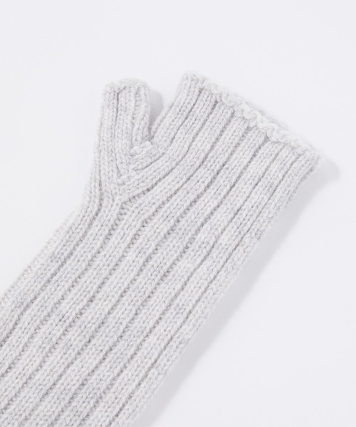 「William Brunton Hand Knits」 手袋 ONE SIZE ライトグレー レディース_画像5