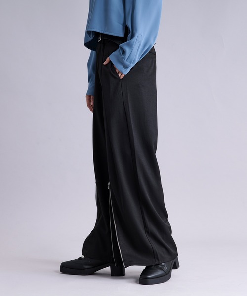 Ellno Loset（エルノロゼット） スラックス フロントジップタック