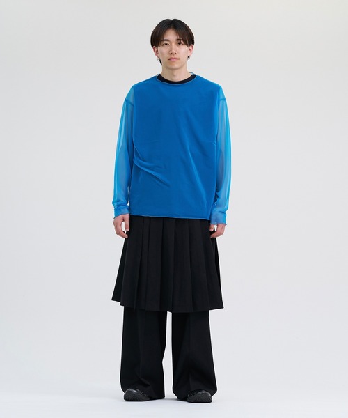 「LAPIIS」 長袖Tシャツ FREE ブラック メンズ_画像2