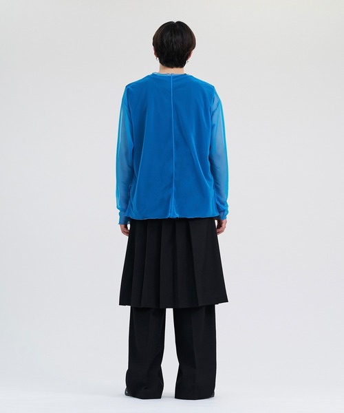 「LAPIIS」 長袖Tシャツ FREE ブラック メンズ_画像4