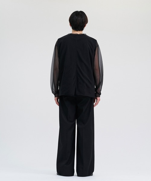 「LAPIIS」 長袖Tシャツ FREE ブラック メンズ_画像8