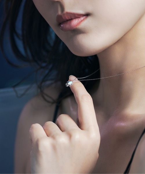 Jewel closet by L&Co. ネックレス K10 ホワイトゴールド イカ