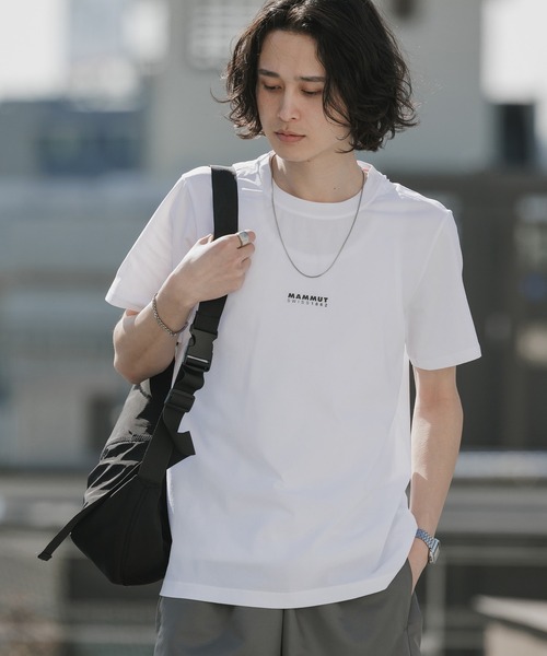 MAMMUT（マムート） tシャツ ロゴプリント クルーネックTシャツ 秋 秋