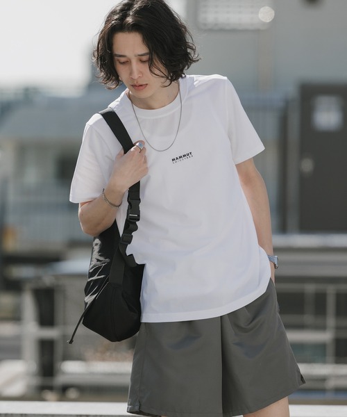 MAMMUT（マムート） tシャツ ロゴプリント クルーネックTシャツ 秋 秋
