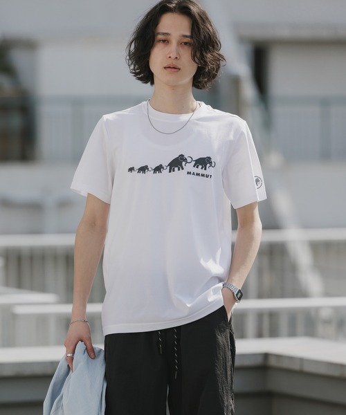 MAMMUT（マムート） tシャツ ロゴプリント クルーネックTシャツ 秋 秋