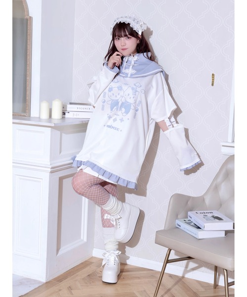 NOEMIE（ノエミー） ワンピース チャイナにゃんこスタンドセーラー