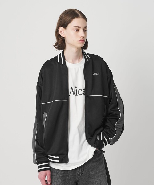 NICE WEATHER ブルゾン アウター 「NICE WEATHER」ロゴ トラック