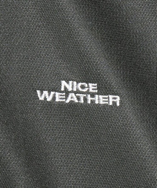 NICE WEATHER ブルゾン アウター 「NICE WEATHER」ロゴ トラック