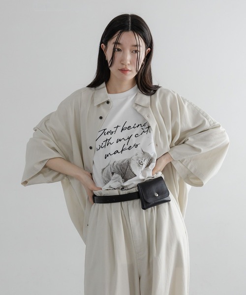 リネンドロストシャツtsukiko様 LOWRYS FARM（ローリーズファーム） uvカット tシャツ 「LFM(U)」ソフ