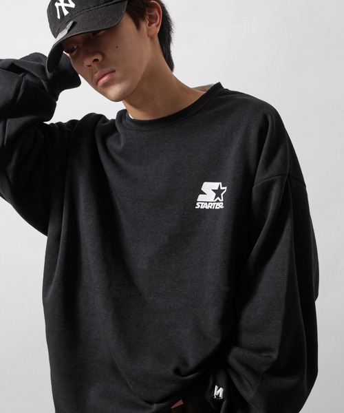 「STARTER」 スウェットカットソー X-LARGE グリーン メンズ_画像7