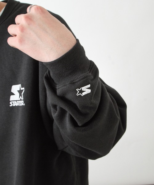 「STARTER」 スウェットカットソー X-LARGE グリーン メンズ_画像8