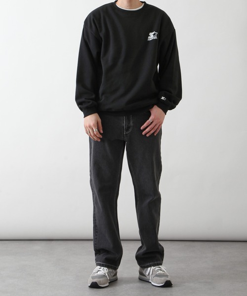 「STARTER」 スウェットカットソー X-LARGE グリーン メンズ_画像9
