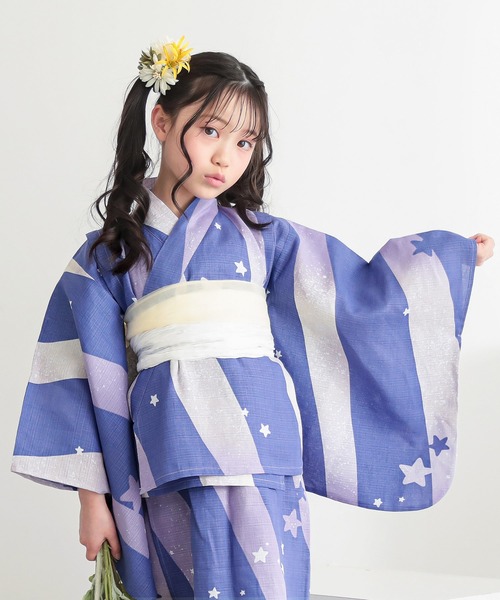 浴衣 キッズ 子供 女の子の画像