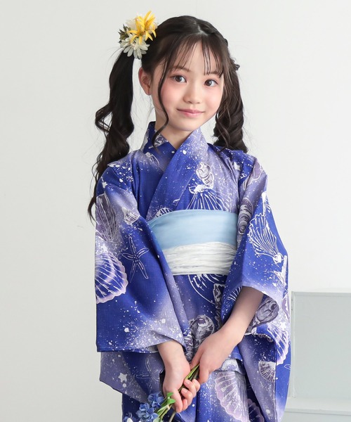 浴衣 キッズ 子供 女の子の画像