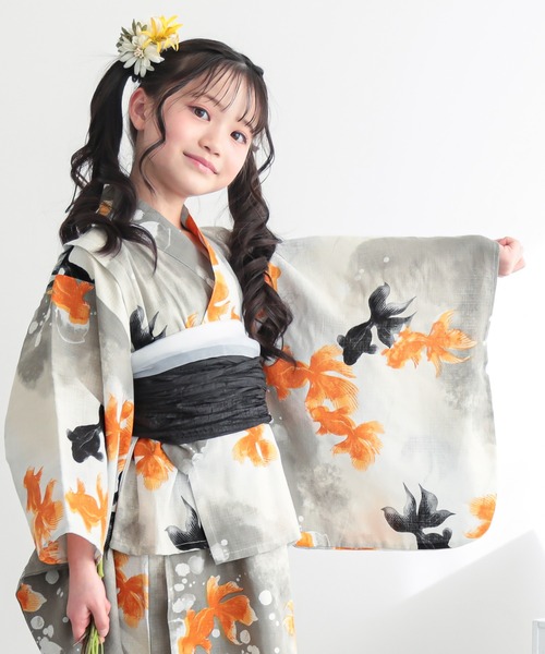 浴衣 キッズ 子供 女の子の画像