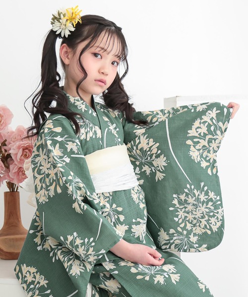 浴衣 キッズ 子供 女の子の画像
