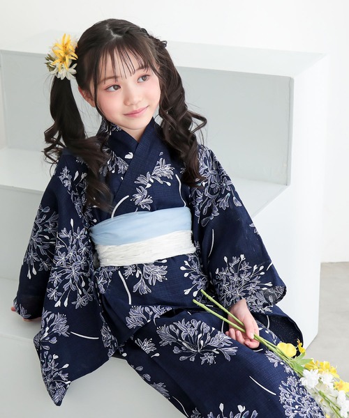 浴衣 キッズ 子供 女の子の画像
