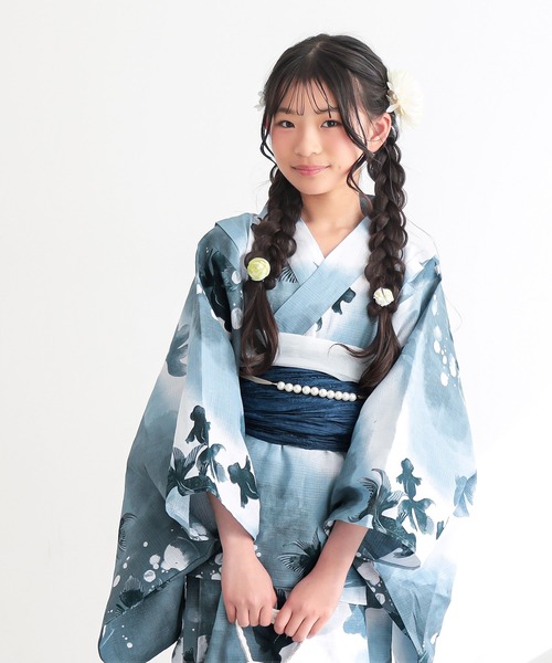 浴衣 キッズ 子供 女の子の画像