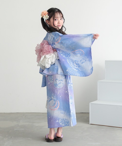 浴衣 キッズ 子供 女の子の画像