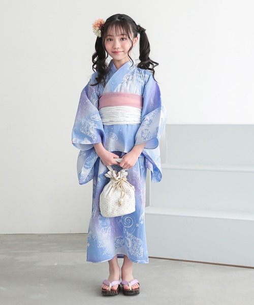 浴衣 キッズ 子供 女の子の画像