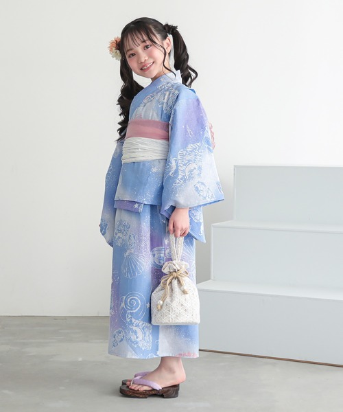 浴衣 キッズ 子供 女の子の画像