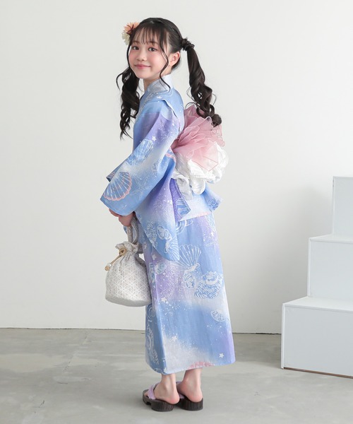 浴衣 キッズ 子供 女の子の画像