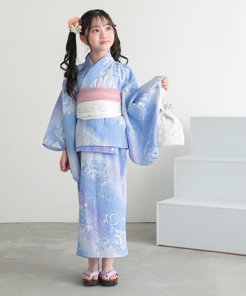 浴衣 キッズ 子供 女の子の画像