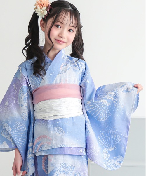浴衣 キッズ 子供 女の子の画像